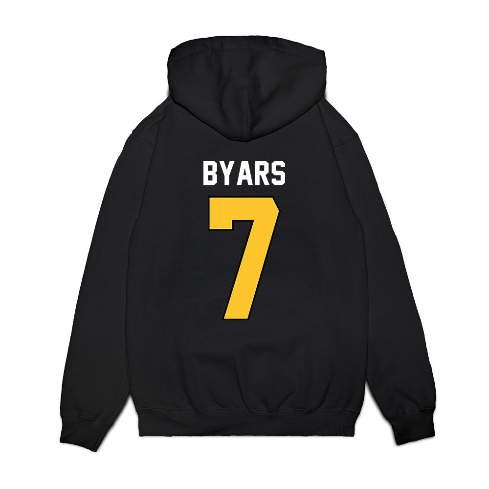 Ferris State - NCAA Football : Zay Byars - Vintage Helmet Premium Hooded Sweatshirt-1