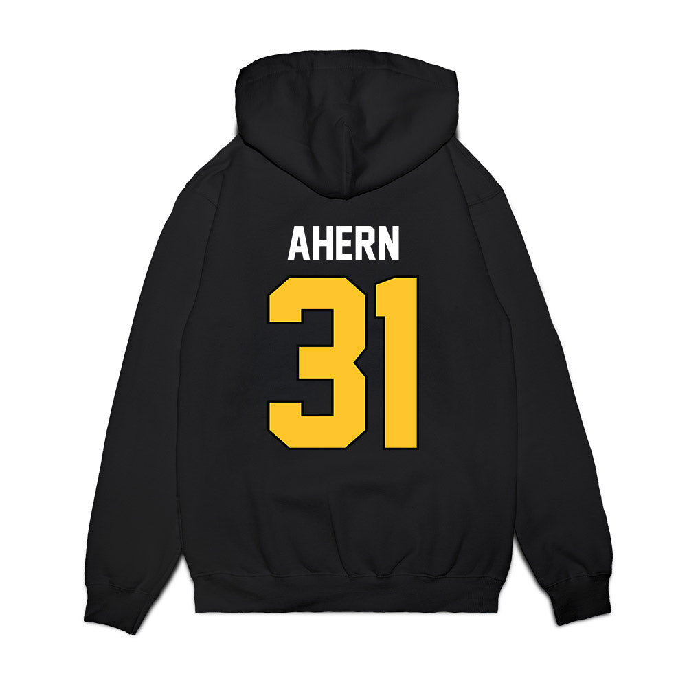 Ferris State - NCAA Football : Ryan Ahern - Vintage Helmet Premium Hooded Sweatshirt-1