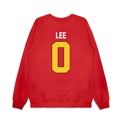 Ferris State - NCAA Football : Jeremiah Lee - Vintage Helmet Premium Crewneck Sweatshirt-1