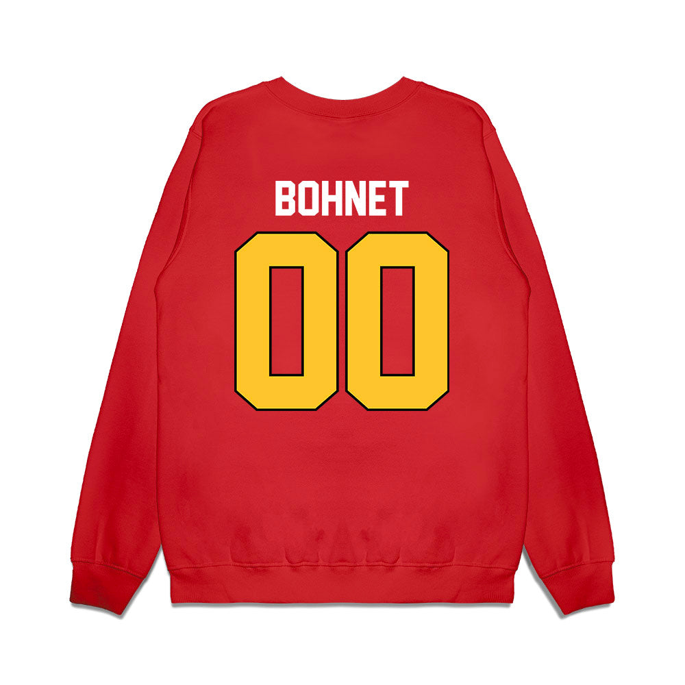 Ferris State - NCAA Football : Preston Bohnet - Vintage Helmet Premium Crewneck Sweatshirt-1