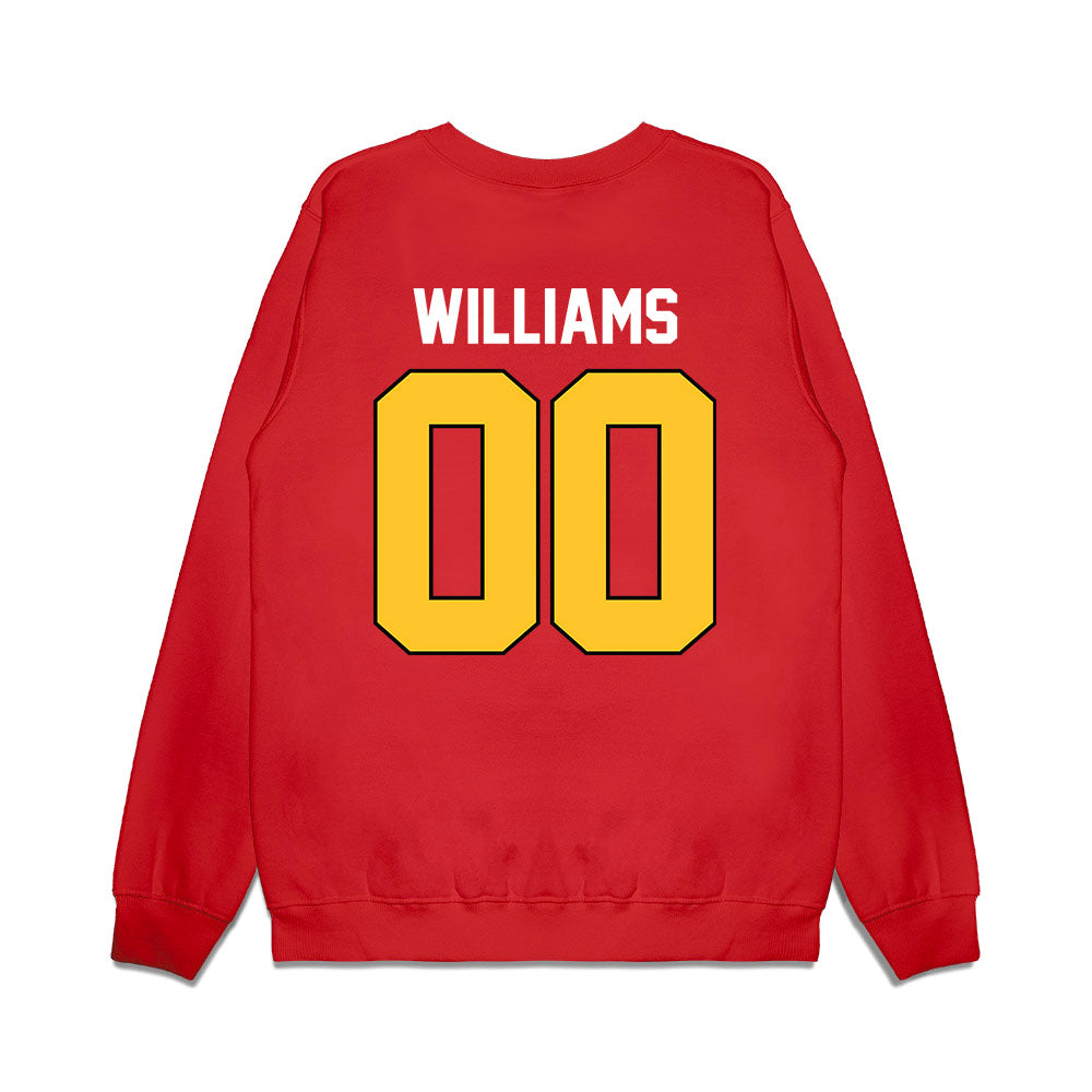 Ferris State - NCAA Football : Jamison Williams - Vintage Helmet Premium Crewneck Sweatshirt-1