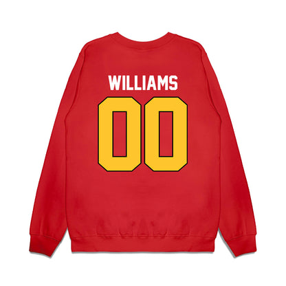 Ferris State - NCAA Football : Jamison Williams - Vintage Helmet Premium Crewneck Sweatshirt-1