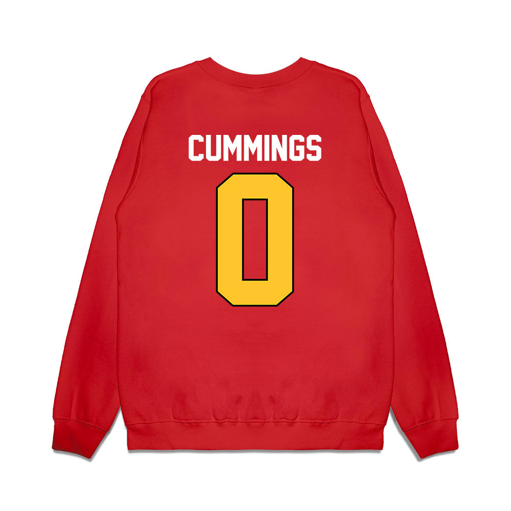 Ferris State - NCAA Football : Sam Cummings - Vintage Helmet Premium Crewneck Sweatshirt-1