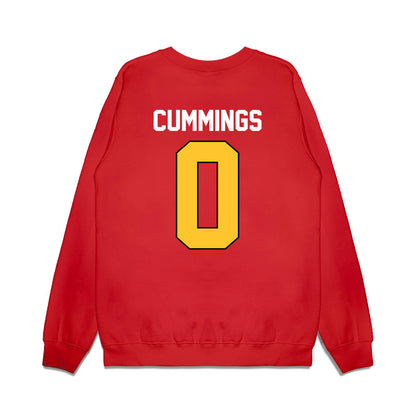 Ferris State - NCAA Football : Sam Cummings - Vintage Helmet Premium Crewneck Sweatshirt-1
