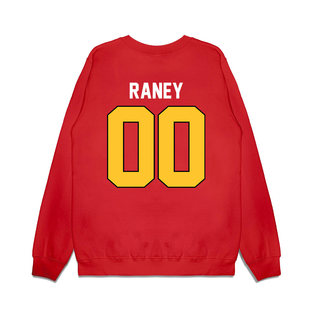 Ferris State - NCAA Football : Decarion Raney - Vintage Helmet Premium Crewneck Sweatshirt-1