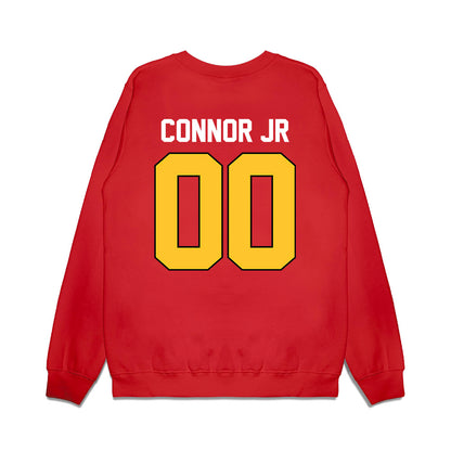 Ferris State - NCAA Football : Daniel Connor Jr - Vintage Helmet Premium Crewneck Sweatshirt-1