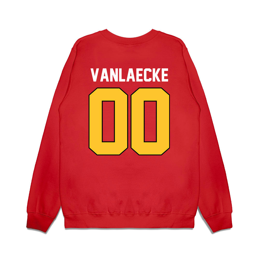 Ferris State - NCAA Football : Brady VanLaecke - Vintage Helmet Premium Crewneck Sweatshirt-1