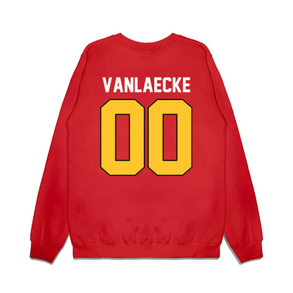 Ferris State - NCAA Football : Brady VanLaecke - Vintage Helmet Premium Crewneck Sweatshirt-1