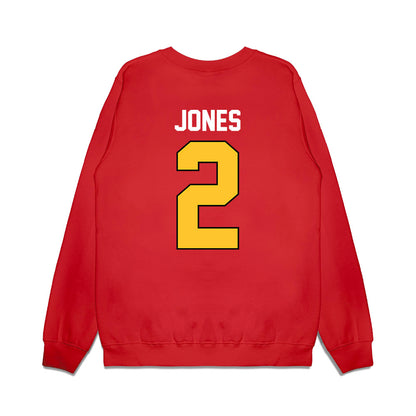 Ferris State - NCAA Football : Daviere Jones - Vintage Helmet Premium Crewneck Sweatshirt-1