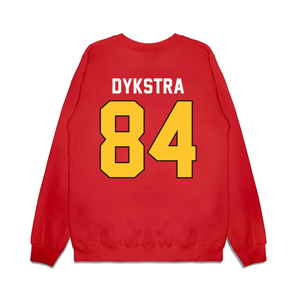 Ferris State - NCAA Football : Mason Dykstra - Vintage Helmet Premium Crewneck Sweatshirt-1