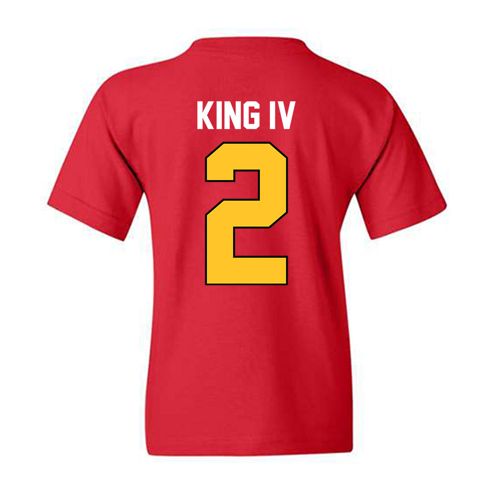 Ferris State - NCAA Football : Damion King IV - Vintage Helmet Youth T-Shirt-1