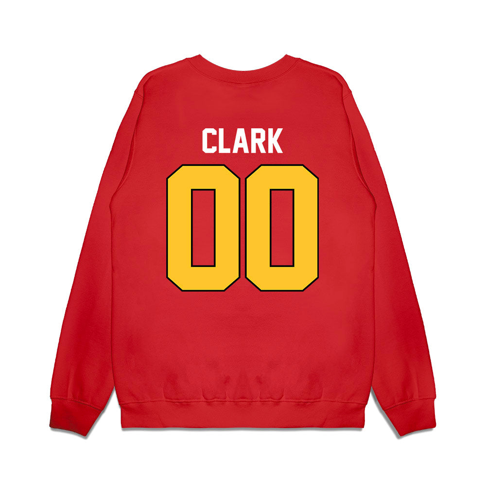 Ferris State - NCAA Football : Brayden Clark - Vintage Helmet Premium Crewneck Sweatshirt-1
