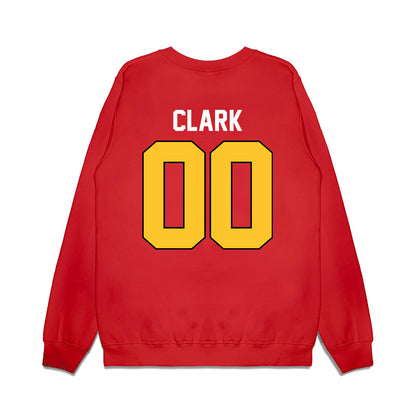 Ferris State - NCAA Football : Brayden Clark - Vintage Helmet Premium Crewneck Sweatshirt-1