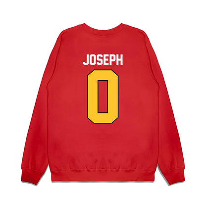 Ferris State - NCAA Football : tez joseph - Vintage Helmet Premium Crewneck Sweatshirt-1