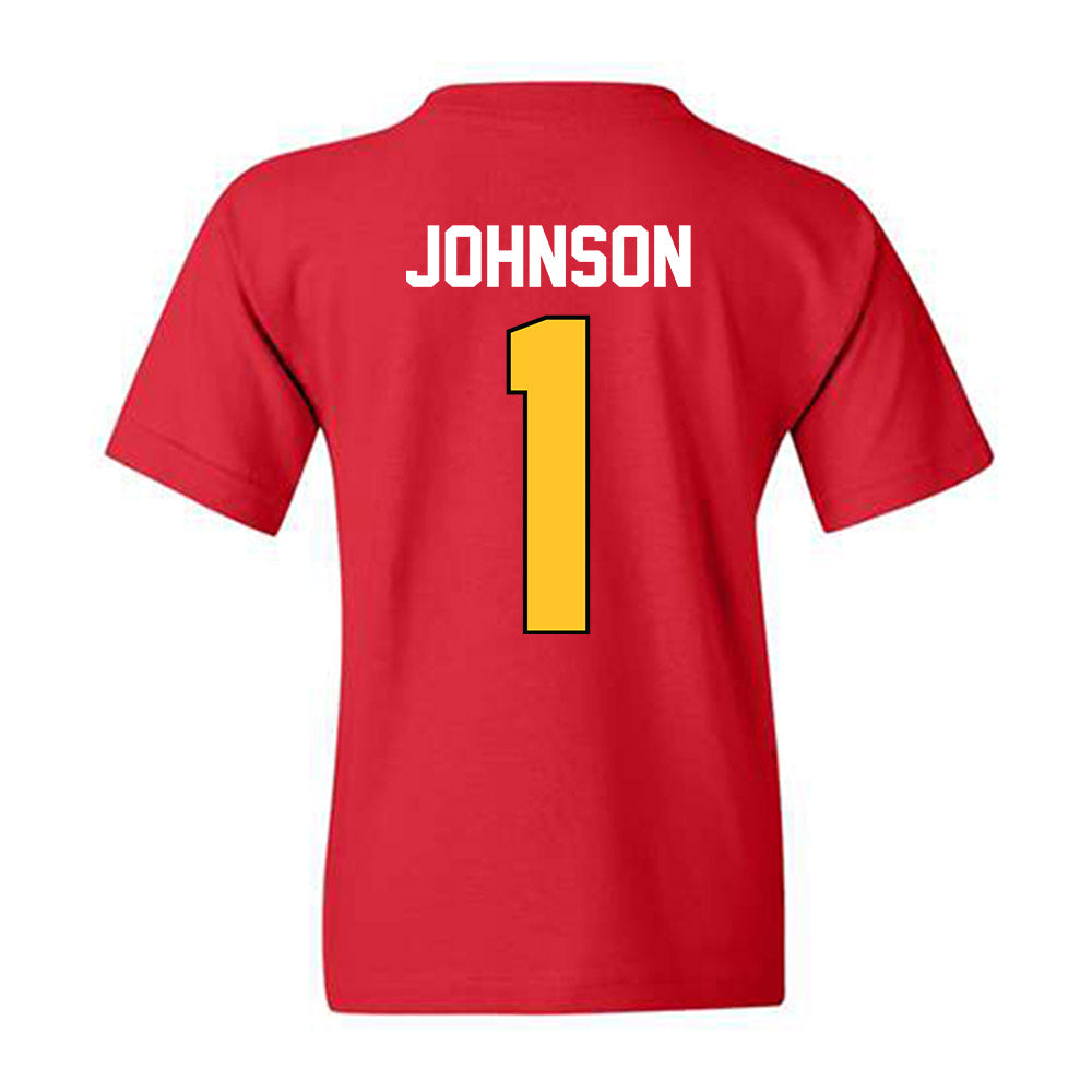 Ferris State - NCAA Football : Jalen Johnson - Vintage Helmet Youth T-Shirt-1