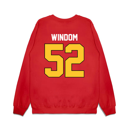 Ferris State - NCAA Football : Jarvis Windom - Vintage Helmet Premium Crewneck Sweatshirt-1