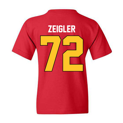 Ferris State - NCAA Football : Jaden Zeigler - Vintage Helmet Youth T-Shirt-1