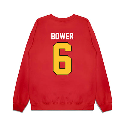 Ferris State - NCAA Football : Tarick Bower - Vintage Helmet Premium Crewneck Sweatshirt-1
