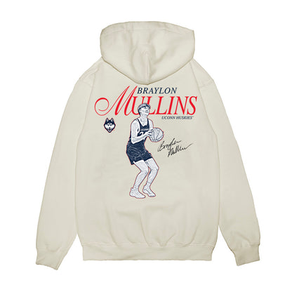 UConn - NCAA Men's Basketball : Braylon Mullins - Legacy Premium Hooded Sweatshirt-1