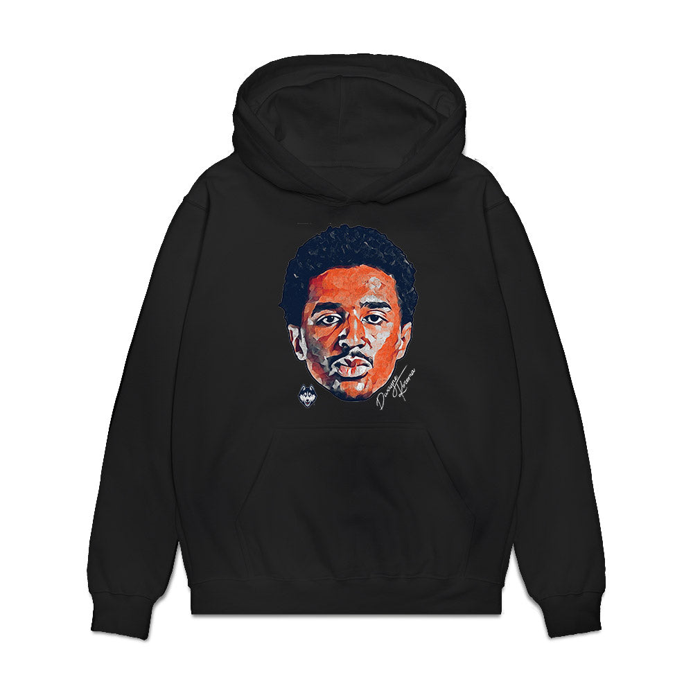 UConn - NCAA Men's Basketball : Dwayne Koroma - Game Face Premium Hooded Sweatshirt-0