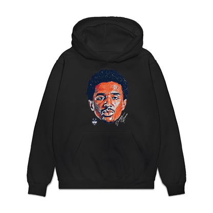 UConn - NCAA Men's Basketball : Dwayne Koroma - Game Face Premium Hooded Sweatshirt-0