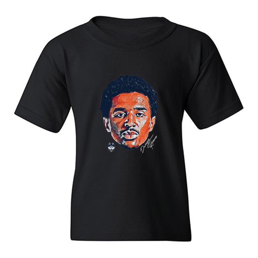 UConn - NCAA Men's Basketball : Dwayne Koroma - Game Face Youth T-Shirt-0