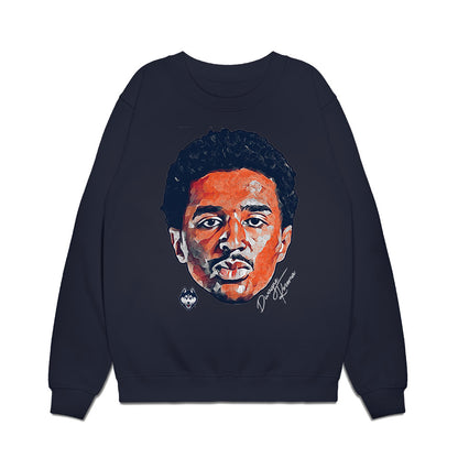 UConn - NCAA Men's Basketball : Dwayne Koroma - Game Face Premium Crewneck Sweatshirt-0
