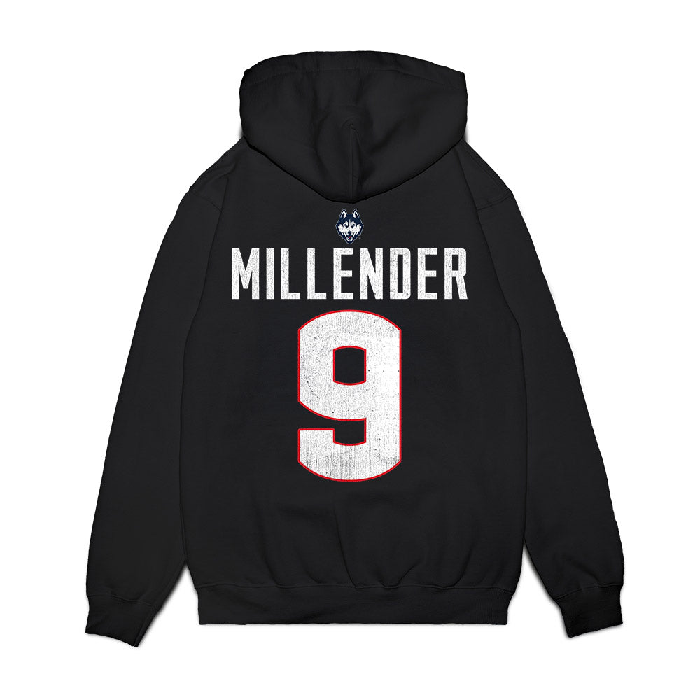 UConn - NCAA Men's Basketball : Alec Millender - Graphic Premium Hooded Sweatshirt-1