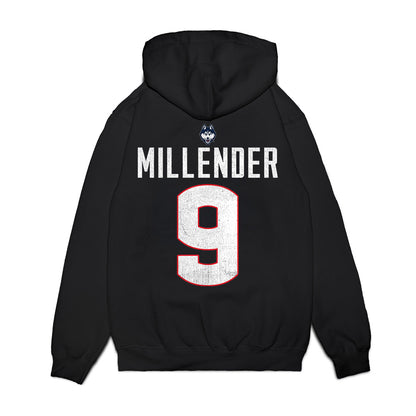 UConn - NCAA Men's Basketball : Alec Millender - Graphic Premium Hooded Sweatshirt-1