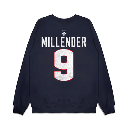UConn - NCAA Men's Basketball : Alec Millender - Graphic Premium Crewneck Sweatshirt-1
