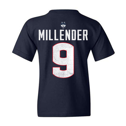 UConn - NCAA Men's Basketball : Alec Millender - Graphic Youth T-Shirt-1