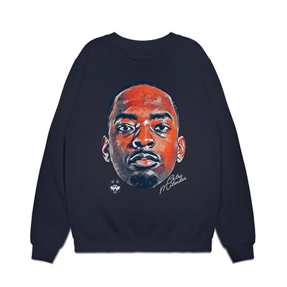 UConn - NCAA Men's Basketball : Alec Millender - Graphic Premium Crewneck Sweatshirt-0