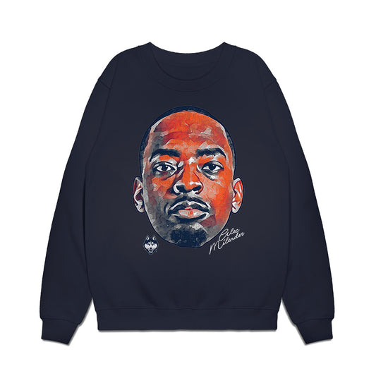 UConn - NCAA Men's Basketball : Alec Millender - Graphic Premium Crewneck Sweatshirt-0
