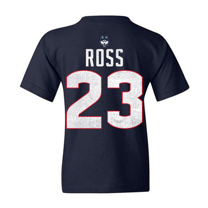 UConn - NCAA Men's Basketball : Jayden Ross - Graphic Youth T-Shirt-1