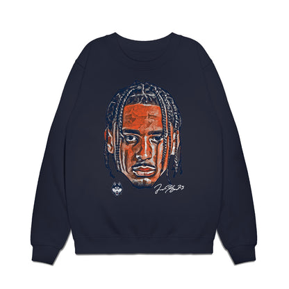 UConn - NCAA Men's Basketball : Jayden Ross - Graphic Premium Crewneck Sweatshirt-0