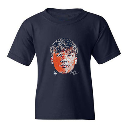 UConn - NCAA Men's Basketball : Braylon Mullins - Graphic Tee Youth T-Shirt-0