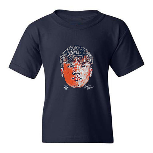 UConn - NCAA Men's Basketball : Braylon Mullins - Graphic Tee Youth T-Shirt-0