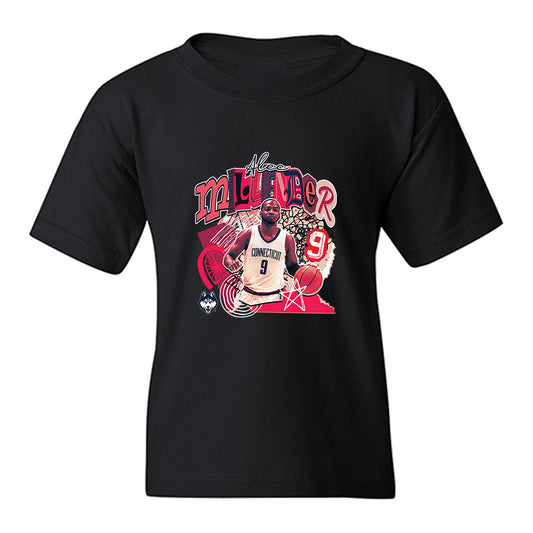 UConn - NCAA Men's Basketball : Alec Millender - Youth T-Shirt-0