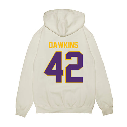 Minn. St. - NCAA Football : Miles Dawkins - Vintage Helmet Premium Hooded Sweatshirt-1