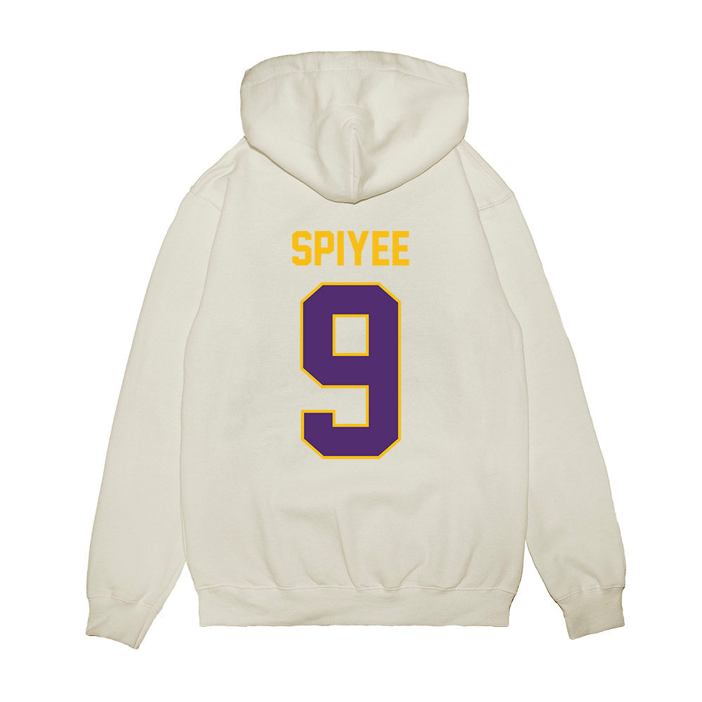 Minn. St. - NCAA Football : Emanuel Spiyee - Vintage Helmet Premium Hooded Sweatshirt-1
