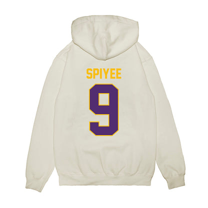 Minn. St. - NCAA Football : Emanuel Spiyee - Vintage Helmet Premium Hooded Sweatshirt-1