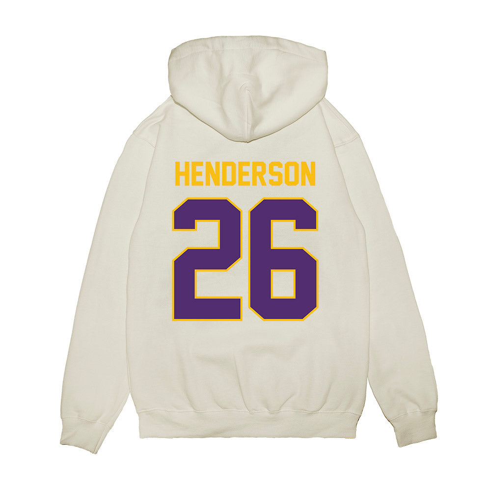 Minn. St. - NCAA Football : Carter Henderson - Vintage Helmet Premium Hooded Sweatshirt-1
