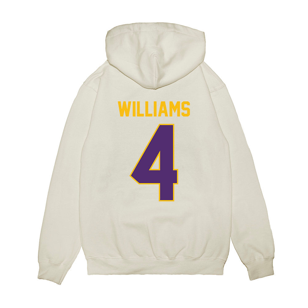Minn. St. - NCAA Football : Amaun Williams - Vintage Helmet Premium Hooded Sweatshirt-1