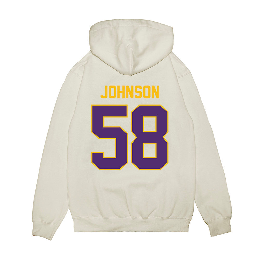 Minn. St. - NCAA Football : Alex Johnson - Vintage Helmet Premium Hooded Sweatshirt-1