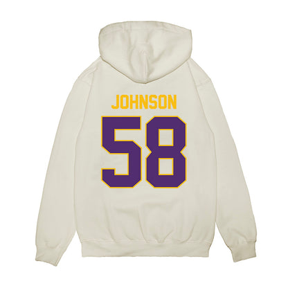 Minn. St. - NCAA Football : Alex Johnson - Vintage Helmet Premium Hooded Sweatshirt-1