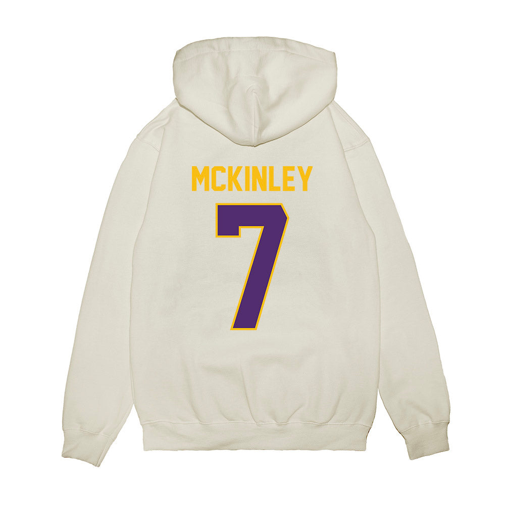 Minn. St. - NCAA Football : Rashad McKinley - Vintage Helmet Premium Hooded Sweatshirt-1