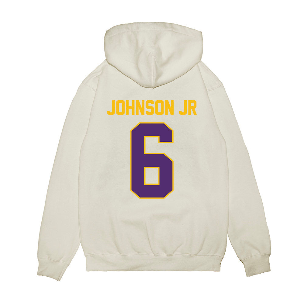 Minn. St. - NCAA Football : Antoine Johnson Jr - Vintage Helmet Premium Hooded Sweatshirt-1