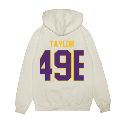 Minn. St. - NCAA Football : Talen Taylor - Vintage Helmet Premium Hooded Sweatshirt-1