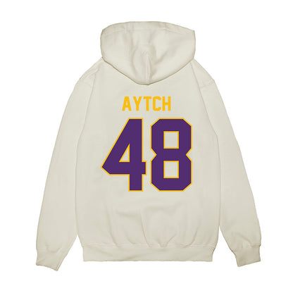 Minn. St. - NCAA Football : Aaden Aytch - Vintage Helmet Premium Hooded Sweatshirt-1