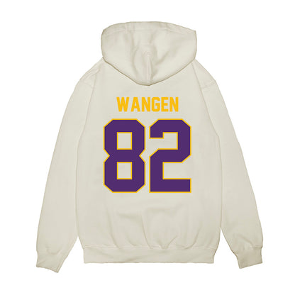 Minn. St. - NCAA Football : Parker Wangen - Vintage Helmet Premium Hooded Sweatshirt-1